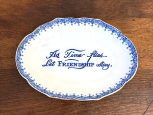 Williamsburg Mottahedeh Portugal As Time Flies Let Friendship Stay Ring Dish